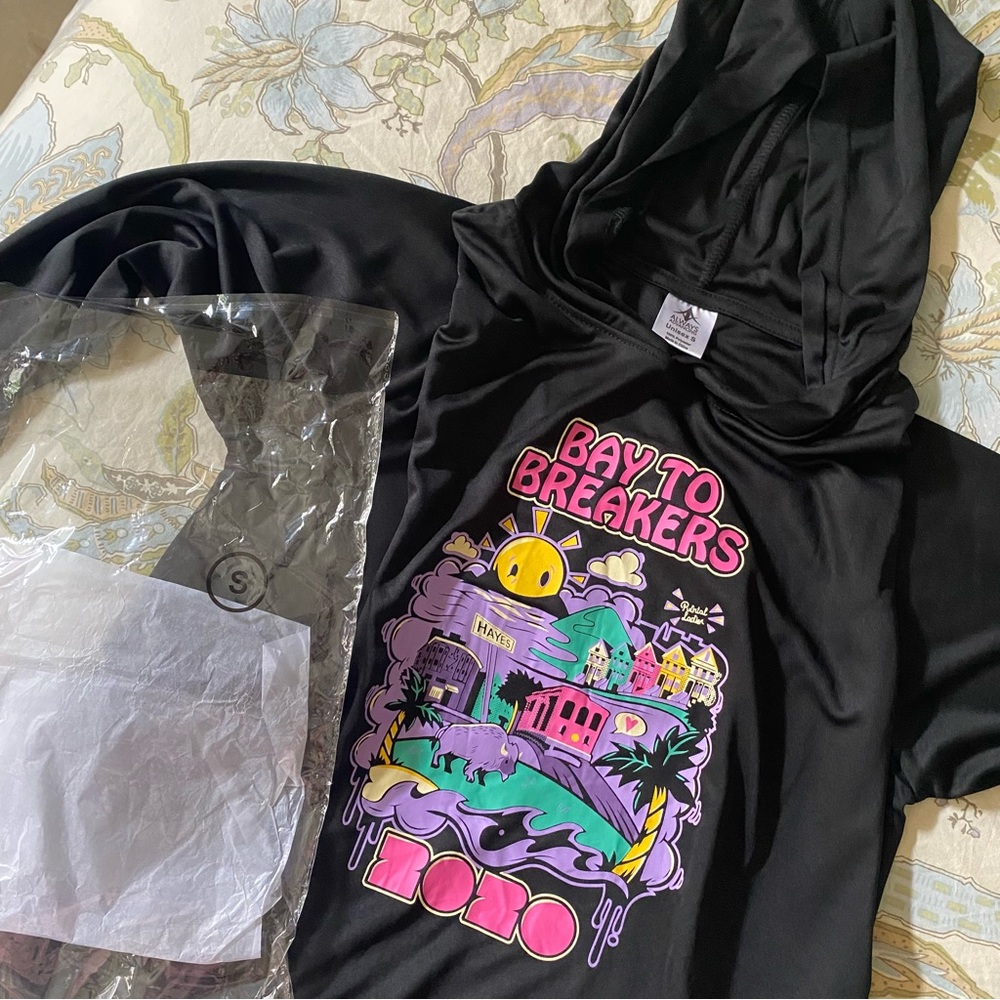 Long Sleeve Bay To Breakers Hooded Tee
